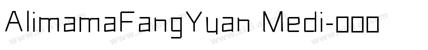 AlimamaFangYuan Medi字体转换